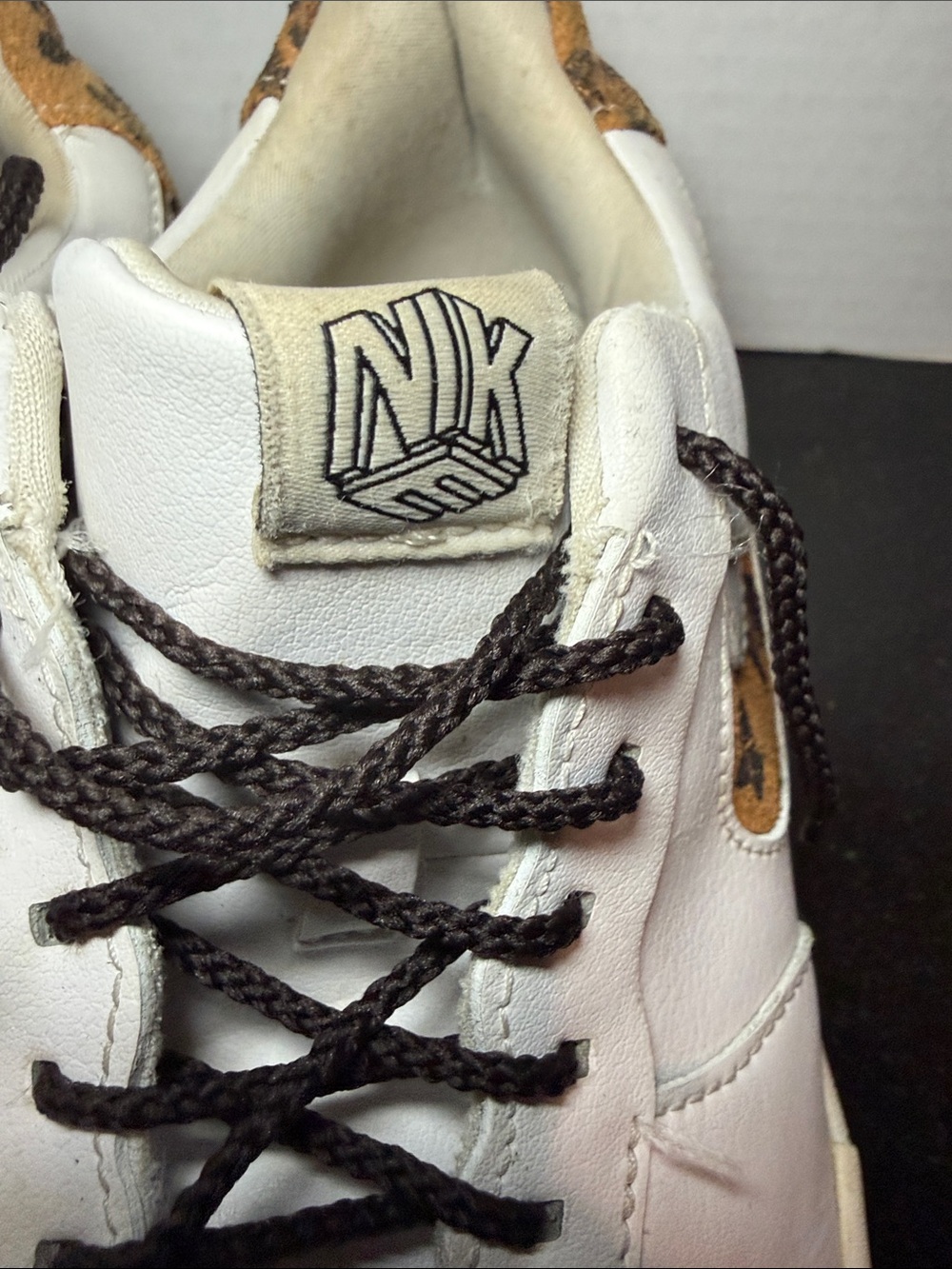 NIKE Air Force 1 Low Pixel SE White Leopard Women's Sneakers 7.5 - Picture 11 of 16